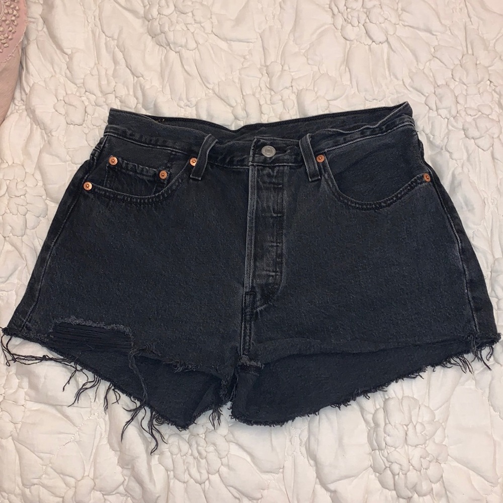 Levi’s 501 Black Shorts